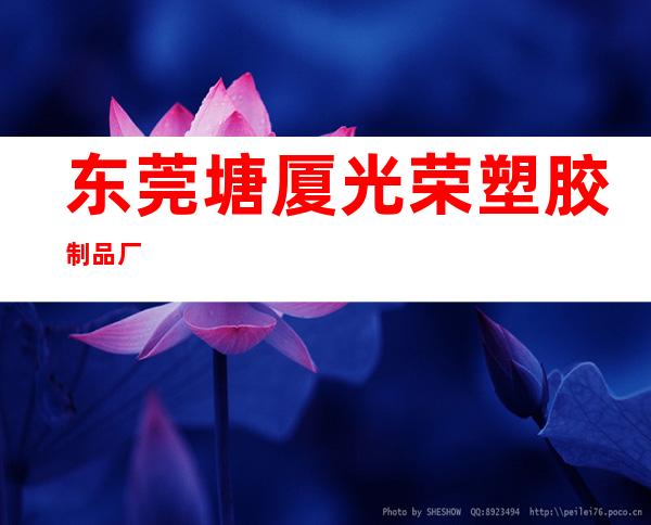 东莞塘厦光荣塑胶制品厂