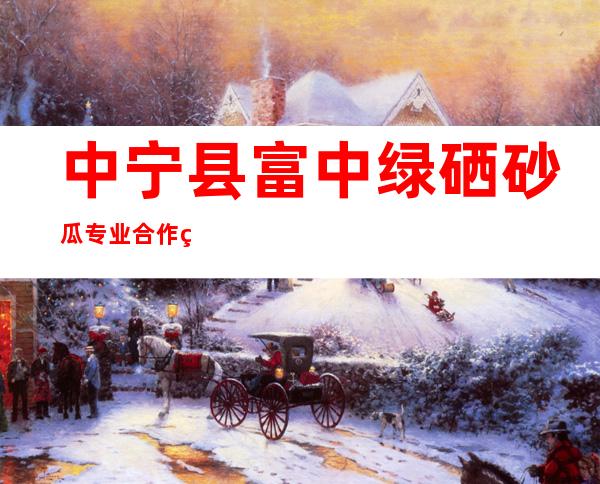 中宁县富中绿硒砂瓜专业合作社