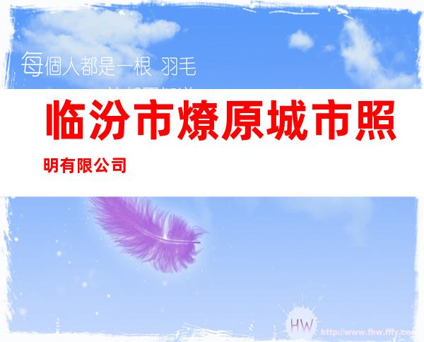 临汾市燎原城市照明有限公司