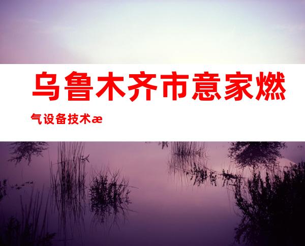 乌鲁木齐市意家燃气设备技术有限公司