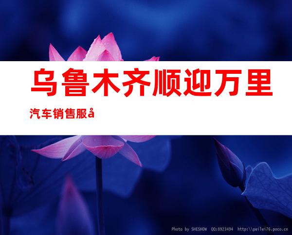 乌鲁木齐顺迎万里汽车销售服务有限公司