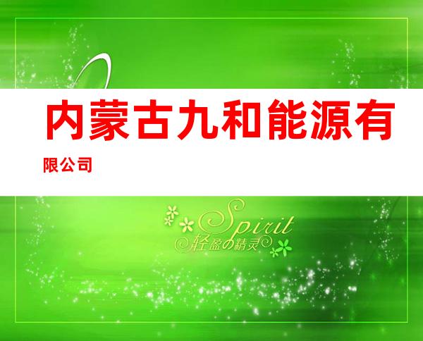 内蒙古九和能源有限公司