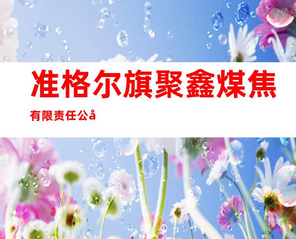 准格尔旗聚鑫煤焦有限责任公司高西沟煤矿