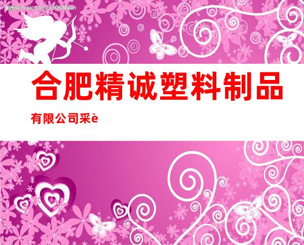 合肥精诚塑料制品有限公司 采购部