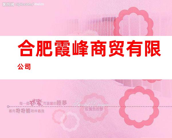 合肥霞峰商贸有限公司