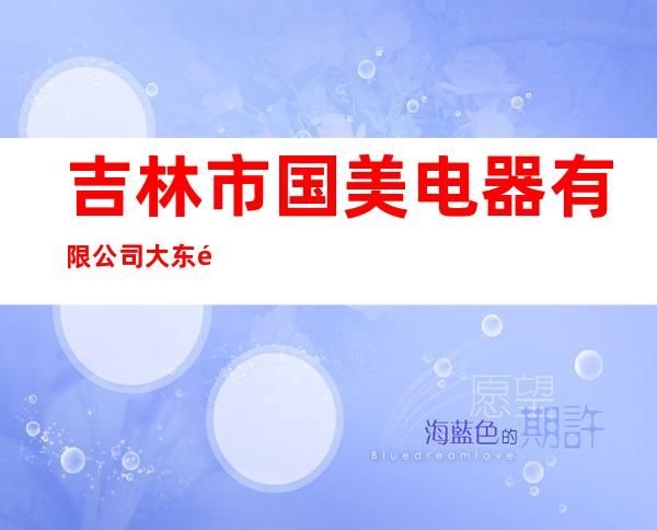吉林市国美电器有限公司大东门店