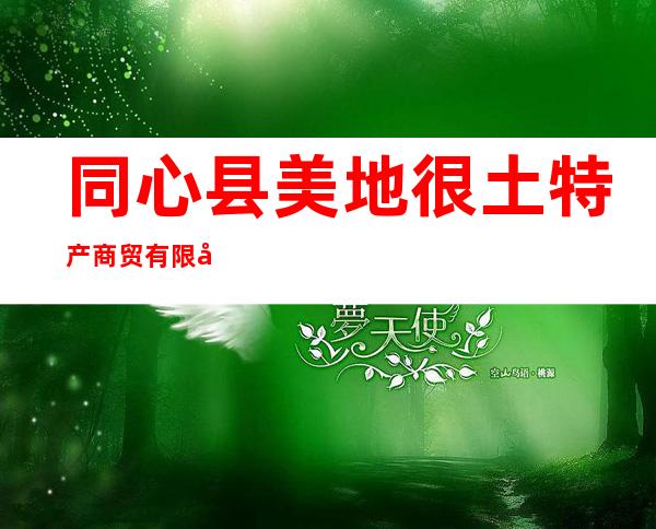 同心县美地很土特产商贸有限公司