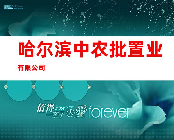 哈尔滨中农批置业有限公司