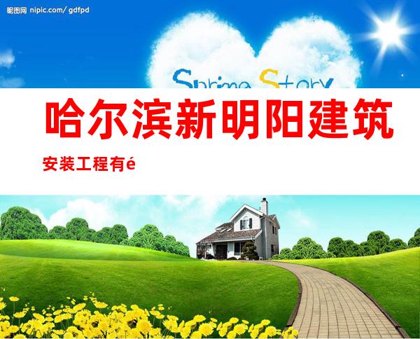 哈尔滨新明阳建筑安装工程有限公司