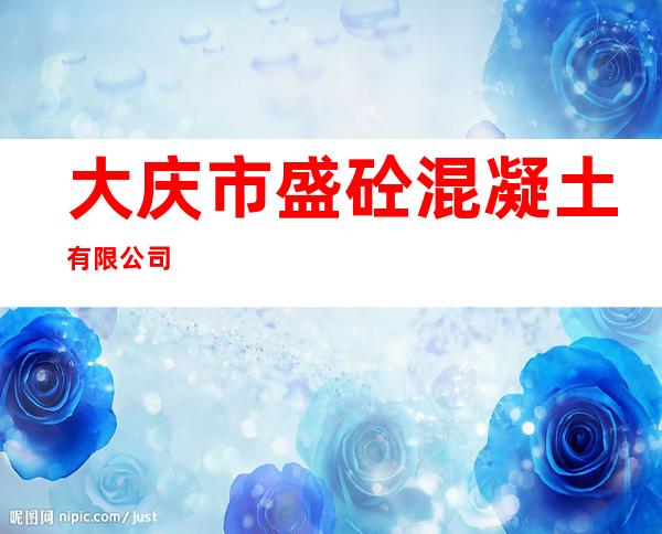 大庆市盛砼混凝土有限公司