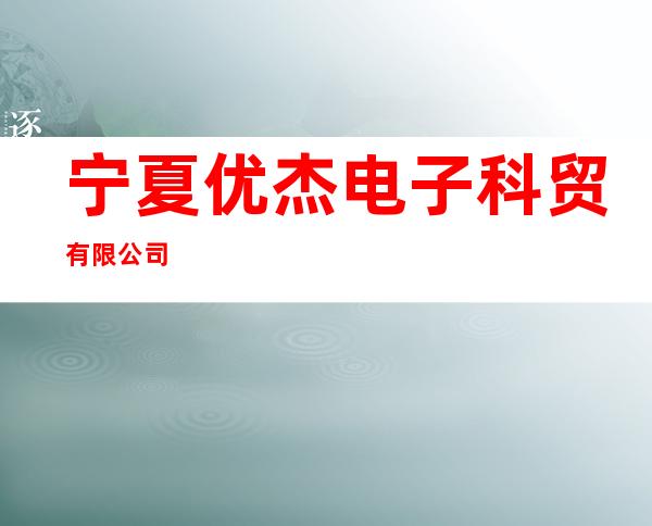 宁夏优杰电子科贸有限公司