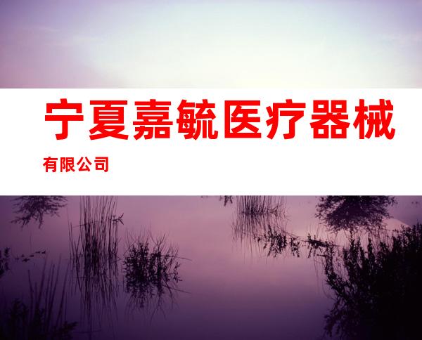 宁夏嘉毓医疗器械有限公司