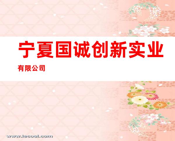 宁夏国诚创新实业有限公司