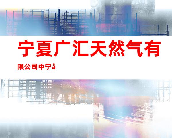 宁夏广汇天然气有限公司中宁分公司石空加气站