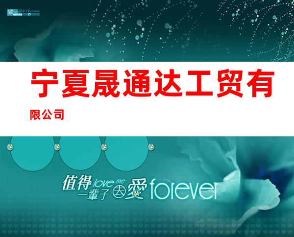 宁夏晟通达工贸有限公司