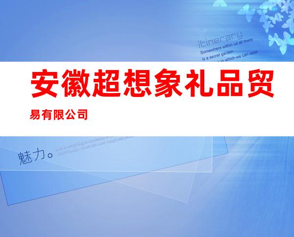 安徽超想象礼品贸易有限公司