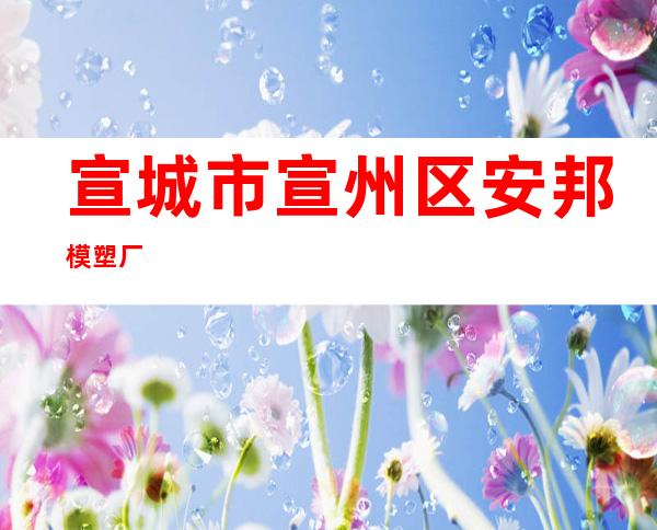 宣城市宣州区安邦模塑厂