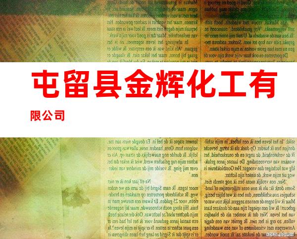 屯留县金辉化工有限公司