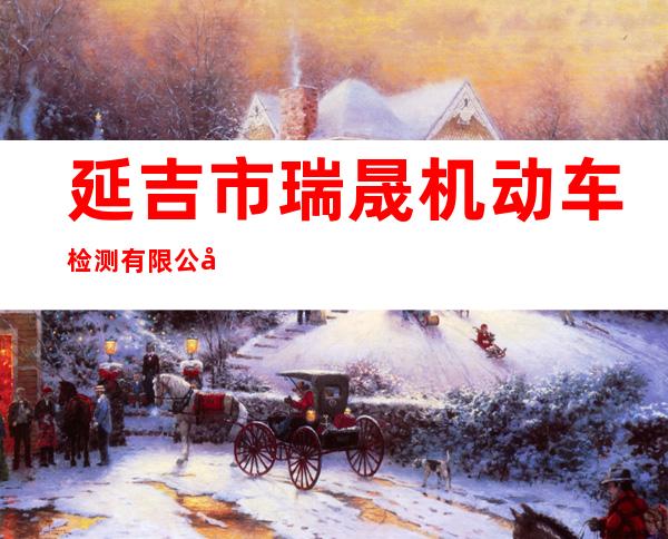 延吉市瑞晟机动车检测有限公司