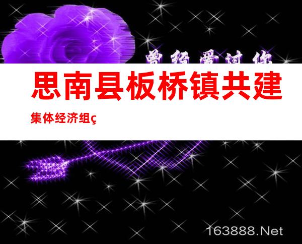 思南县板桥镇共建集体经济组织专业合作社