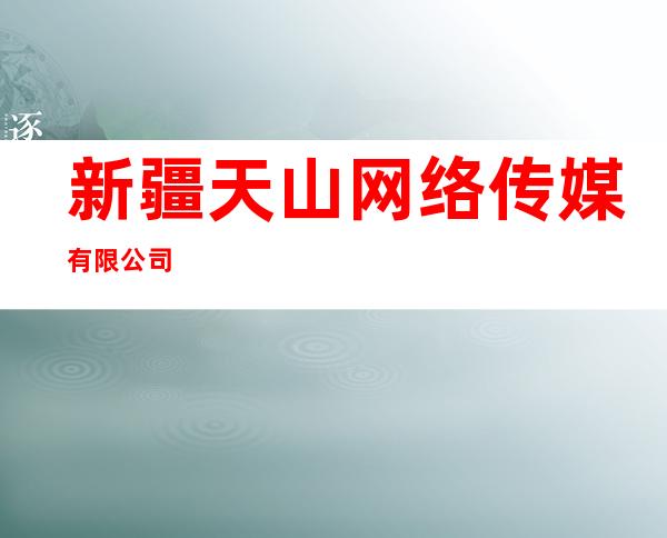 新疆天山网络传媒有限公司