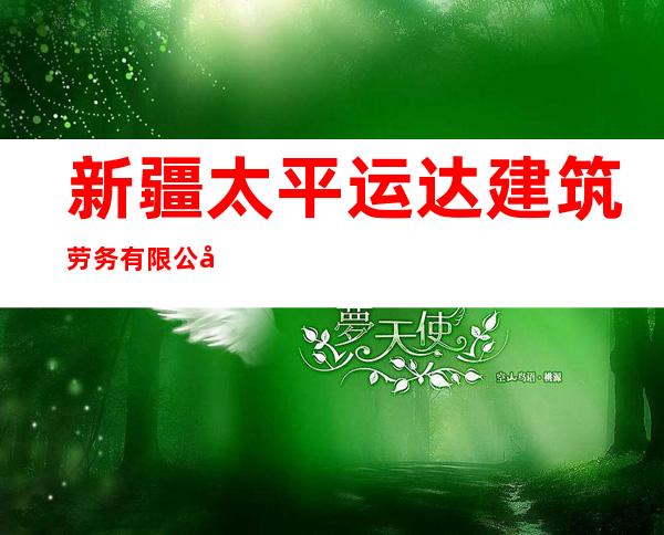 新疆太平运达建筑劳务有限公司