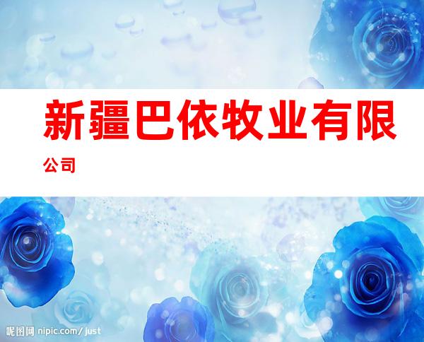 新疆巴依牧业有限公司