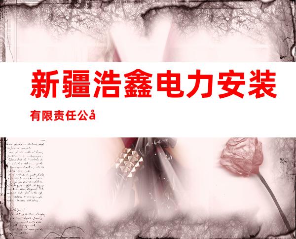 新疆浩鑫电力安装有限责任公司