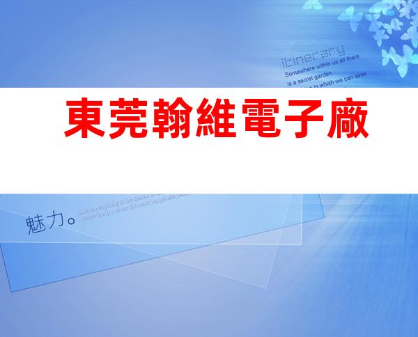 東莞翰維電子廠