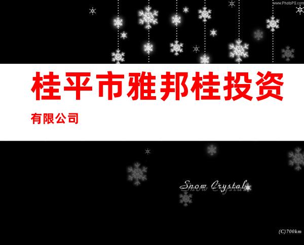 桂平市雅邦桂投资有限公司