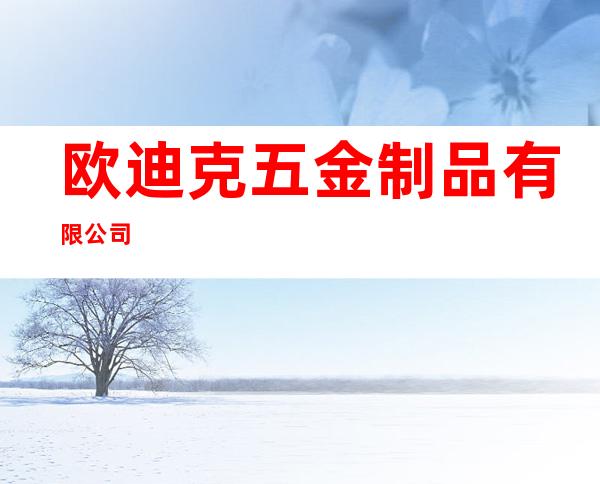 欧迪克五金制品有限公司