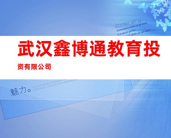 武汉鑫博通教育投资有限公司
