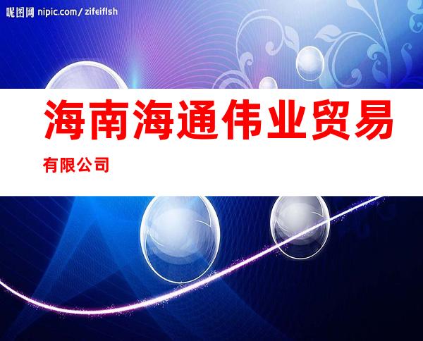 海南海通伟业贸易有限公司