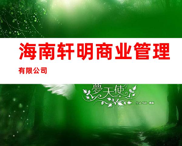 海南轩明商业管理有限公司