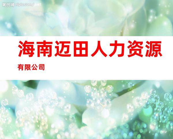 海南迈田人力资源有限公司