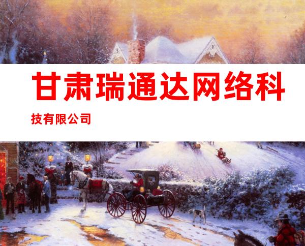 甘肃瑞通达网络科技有限公司