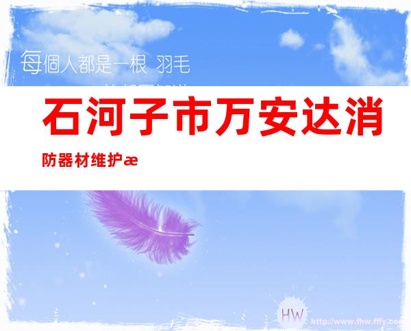 石河子市万安达消防器材维护有限公司