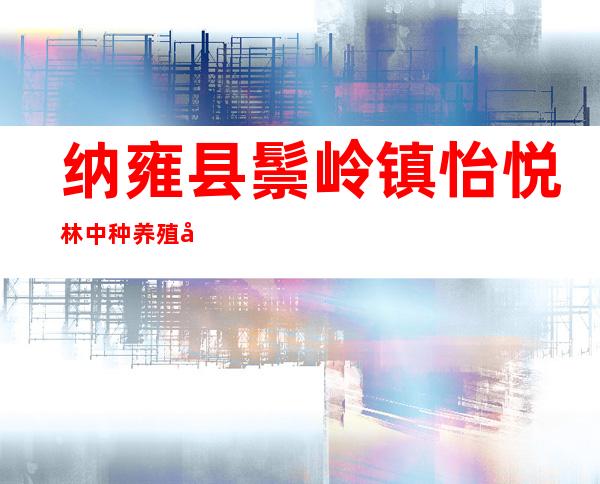 纳雍县鬃岭镇怡悦林中种养殖基地