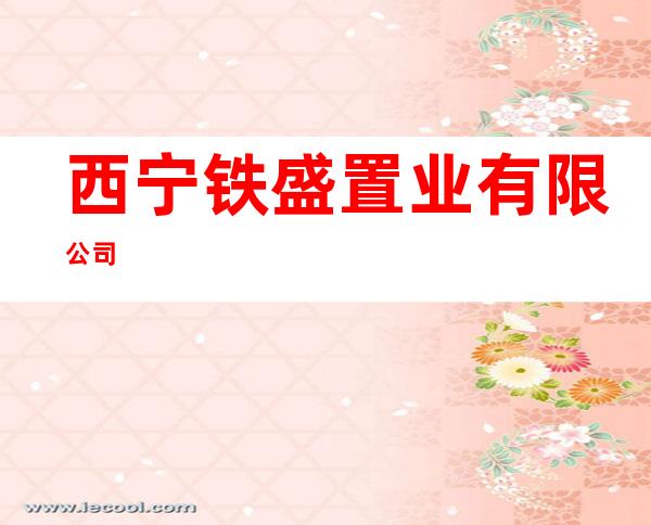 西宁铁盛置业有限公司
