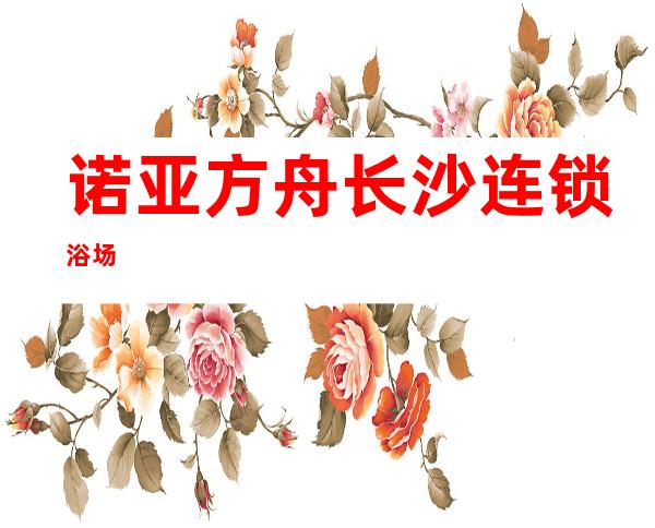 诺亚方舟长沙连锁浴场