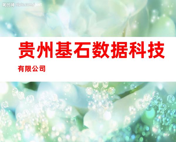 贵州基石数据科技有限公司