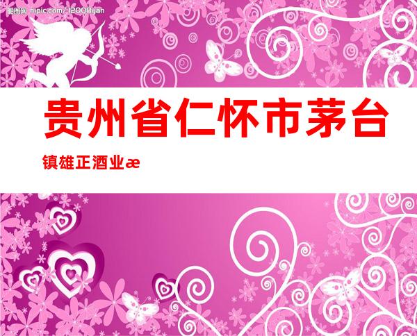 贵州省仁怀市茅台镇雄正酒业有限公司