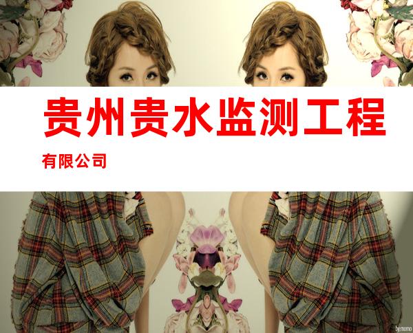 贵州贵水监测工程有限公司