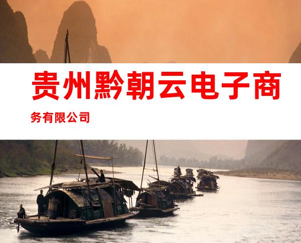 贵州黔朝云电子商务有限公司