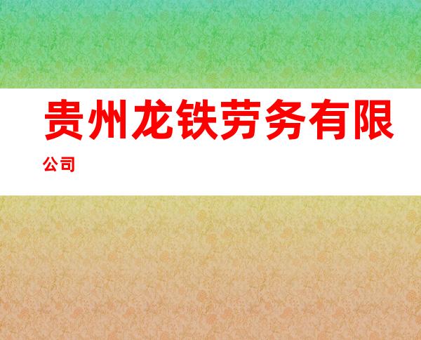 贵州龙铁劳务有限公司