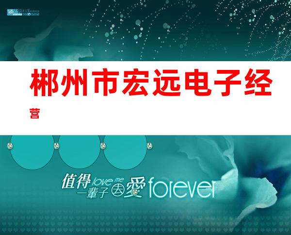 郴州市宏远电子经营