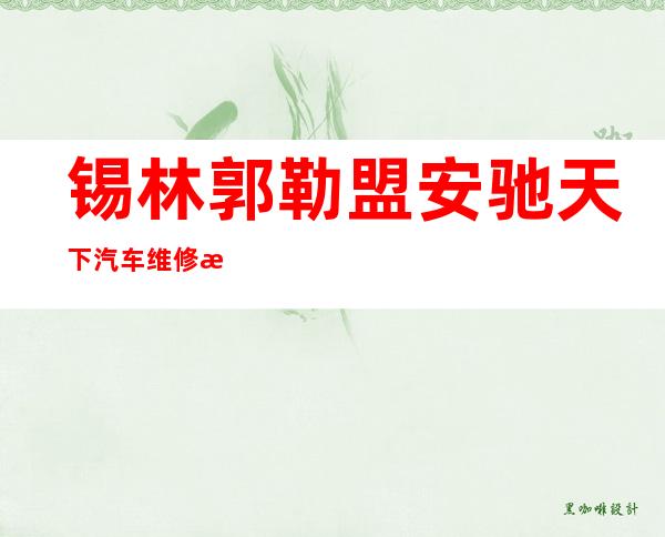 锡林郭勒盟安驰天下汽车维修有限公司