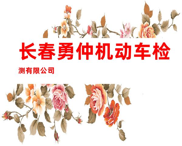 长春勇仲机动车检测有限公司