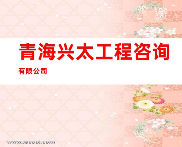 青海兴太工程咨询有限公司