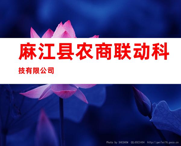 麻江县农商联动科技有限公司